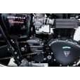 Motone Speedster Sprocket Cover - Ribbed - Black - AC