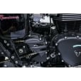 Motone Speedster Sprocket Cover - Ribbed - Black - AC
