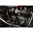 Motone Speedster Sprocket Cover - Ribbed - Black - AC