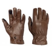 SPIRIT - Motorcycle Riding Gloves - Leather - Chocolate Brown