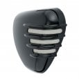 Motone Street Twin - Ribbed Side Panels - Gloss Black