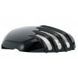 Motone Street Twin - Ribbed Side Panels - Gloss Black
