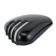 Motone Street Twin - Ribbed Side Panels - Gloss Black