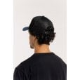 Motone SUEDEHEAD Trucker Cap - Curved Peak - Blue Suede
