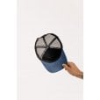 Motone SUEDEHEAD Trucker Cap - Curved Peak - Blue Suede