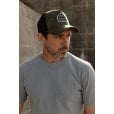 Motone SUEDEHEAD Trucker Cap - Curved Peak - Olive Green