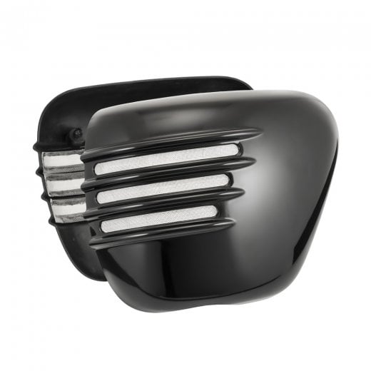 Motone T120 Ribbed Side Panels - Gloss Black