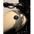 Motone TELSTAR Low Profile Fuel Gas Cap - Billet Aluminium - Black
