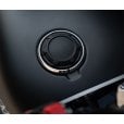 Motone TELSTAR Low Profile Fuel Gas Cap - Billet Aluminium - Black