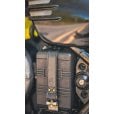 Motone The Beltane - Bobber/Speedmaster Battery Strap - Black Leather & Brass