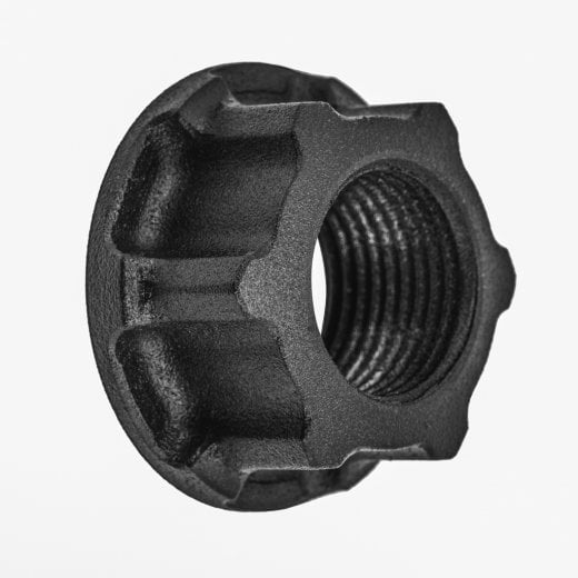 Motone The Gaffer - Rear Axle Nut - Titanium - BLACK