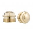Motone The Guvnors - Fork Top Caps Pair - Late Street Twin & Street Scramber, All T120 -Brass