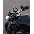 Motone The Peerless - Speedo Cover - T120/T100/Speed Twin/Thruxton - Contrast Polished