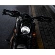 Motone The SPATZ - 47mm Fork Shrouds Triumph Bobber/Speedmaster Integrated Indicator Mounts