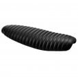 Motone The Viper-Mk.II Low Profile Skinny Ribbed Seat - Black