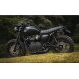 Motone The Viper-Mk.II Low Profile Skinny Ribbed Seat - Black