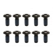 TITAN BOLTS Billet GR5 Titanium Brake Rotor Bolts - BLACK - Aircooled - 10 Piece Set