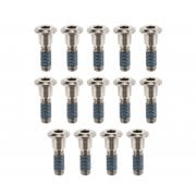 TITAN BOLTS Titanium Brake Rotor Bolts - x14 pcs - Natural Finish LC - Full Set (Dual Front Disc+Rear Disc)
