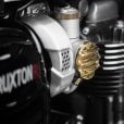 Motone TPS Carb/Throttle Body Cover - Pair - Ribbed/Finned - Brass