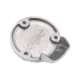 Motone TPS Carb/Throttle Body Cover - Pair - Ribbed/Finned - Polished