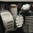 Motone TPS Carb/Throttle Body Cover - Pair - Ribbed/Finned - Polished