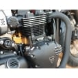 Motone TPS Carb/Throttle Body Cover - Pair - Union Jack - Black