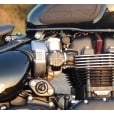 Motone TPS Carb/Throttle Body Cover - Pair - Union Jack - Black