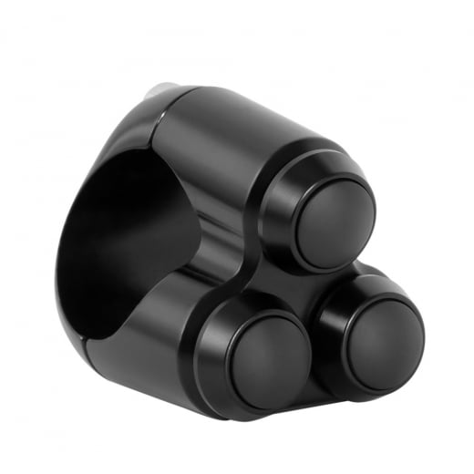 Motone Triple Micro Switch Button Housing - 22mm 7/8" Handlebar - Black
