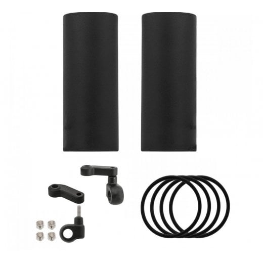 Motone Triumph Bobber 47mm Smooth Spatz Fork Shrouds + Klingon Handlebar Mount Indicator Brackets