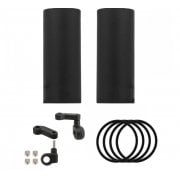 Triumph Bobber 47mm Smooth Spatz Fork Shrouds + Klingon Handlebar Mount Indicator Brackets