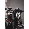 Motone Triumph Bobber 47mm Smooth Spatz Fork Shrouds + Klingon Handlebar Mount Indicator Brackets
