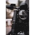 Motone Triumph Bobber 47mm Smooth Spatz Fork Shrouds + Klingon Handlebar Mount Indicator Brackets