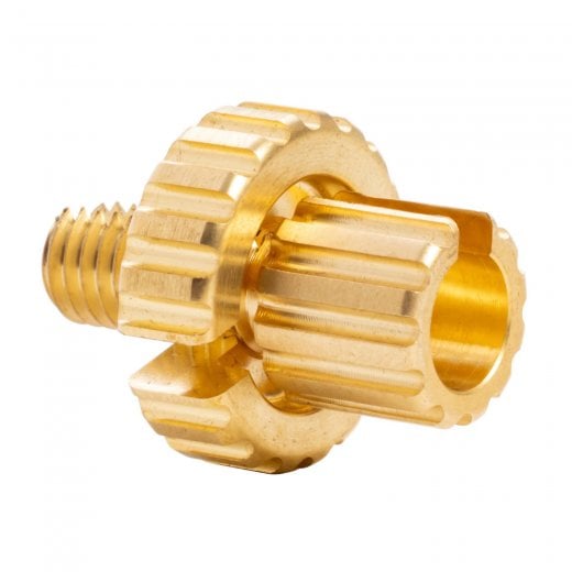 Motone TWISTER Clutch Cable Adjuster - BRASS  - M8x1.25x18