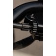 Motone TWISTER Titanium Clutch Cable Adjuster - BLACK  - M8x1.25x18