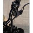 Motone TWISTER Titanium Clutch Cable Adjuster - BLACK  - M8x1.25x18
