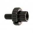 Motone TWISTER Titanium Clutch Cable Adjuster - BLACK  - M8x1.25x18