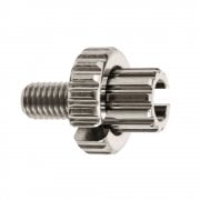 TWISTER Titanium Clutch Cable Adjuster - Natural Finish - M8x1.25x18 