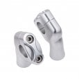 Motone Up-And-Over Riser Kit for One Inch Bars - Clear Anodised