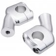 Motone Up-And-Over Riser Kit for One Inch Bars - Clear Anodised