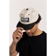 Motone WIDESLIDE Cap - Flat Peak - Ecru and Black
