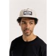 Motone WIDESLIDE Cap - Flat Peak - Ecru and Black