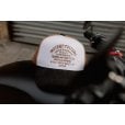 Motone WORDSALAD Trucker Cap - Curved Peak - Copper Suede + Black & White