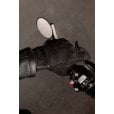 Motone WRAITH - Motorcycle Riding Gloves - Nubuck Leather - Black