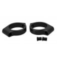 Motone Wrap-Around Fork M10 (10mm) Indicator Turn Signal Bracket Clamps - Pair - 35mm - Black