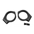 Motone Wrap-Around Fork M10 (10mm) Indicator Turn Signal Bracket Clamps - Pair - 49mm - Black