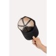 Motone YARDMASTER Bobber Patch Cap - Flat Peak - Ecru and Black - Bike Patch