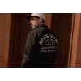 Motone YARDMASTER Bobber Patch Cap - Flat Peak - Ecru and Black - Bike Patch